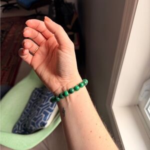 Green Beaded Bracelet